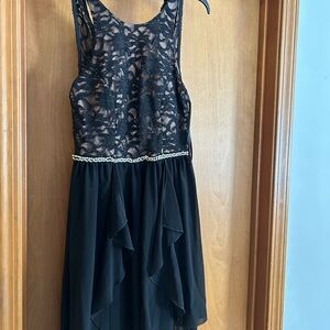 Black junior dress